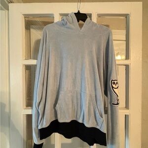 Men’s OVO, Octobers Very Own Hoodie, Light Blue, Size Large